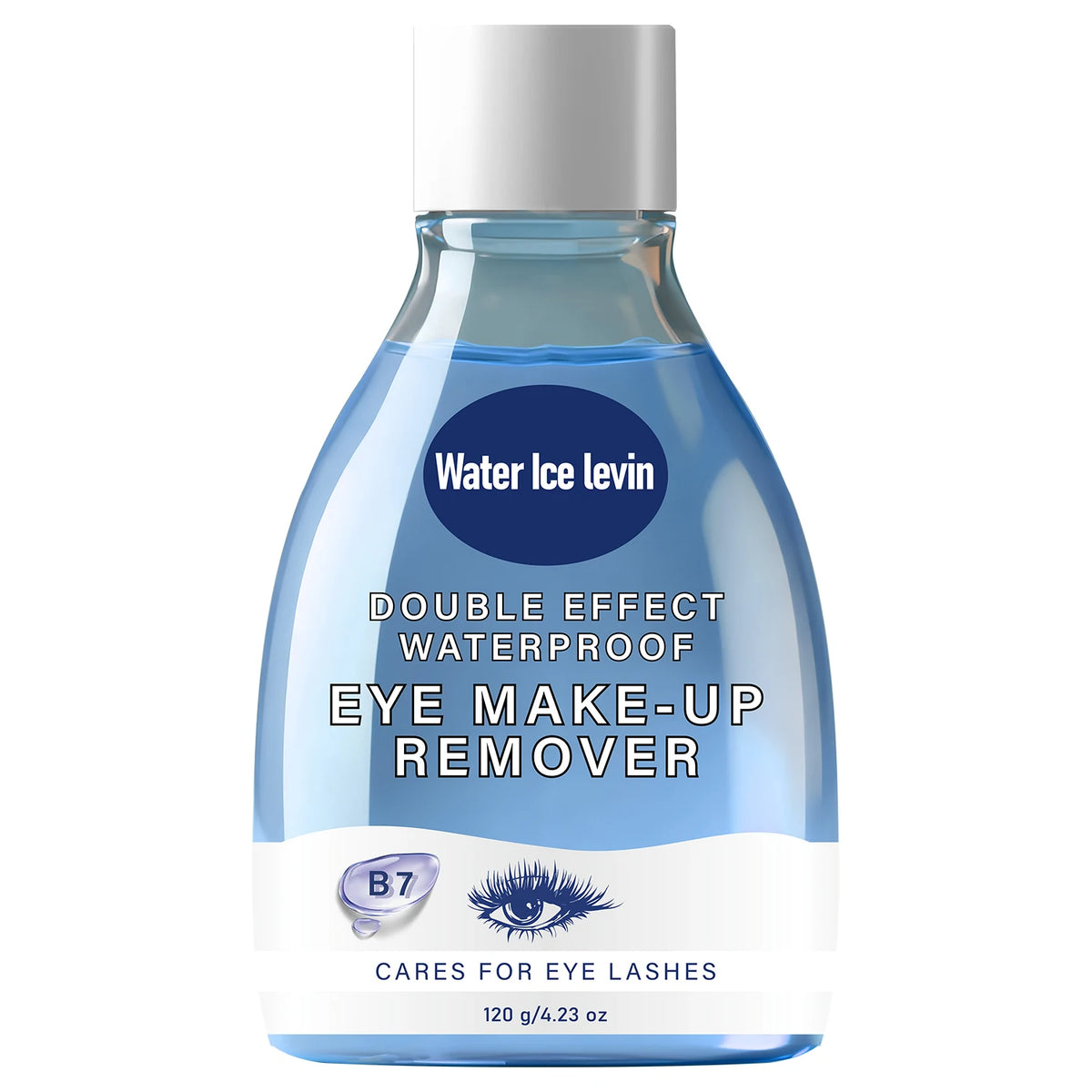 Double Effect Eye Makeup Remover with B7 & Collagen, Gentle on Lashes & Waterproof