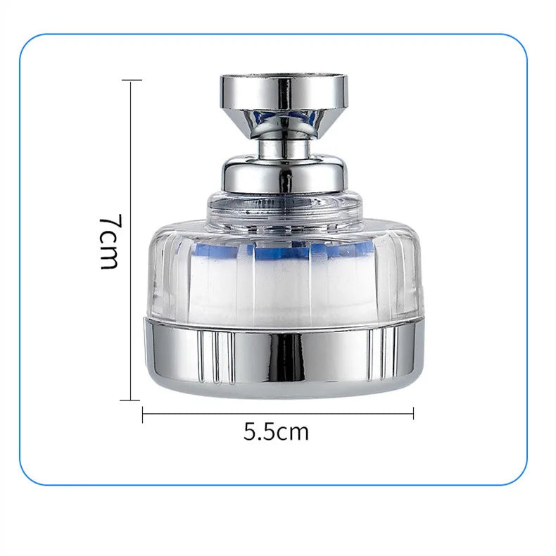 Universal Kitchen faucet adapter Bathroom water saving faucet nozzle with filter tap aerator connector Anti-splash Sprayer Head