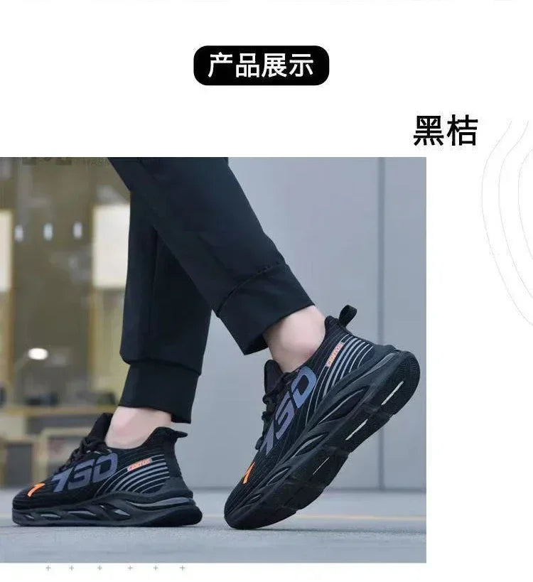 Autumn Lightweight Anti-odor Men's Shoes Breathable Mesh Sneakers Comfortable Fashionable Versatile Shoes Men's Casual Shoes