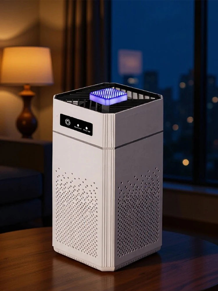 Adjustable Odor Eliminator 3 Modes Household Silent Purifiers Intelligent Indoor Negative Ion Purifier for Home Bedroom Pet Room