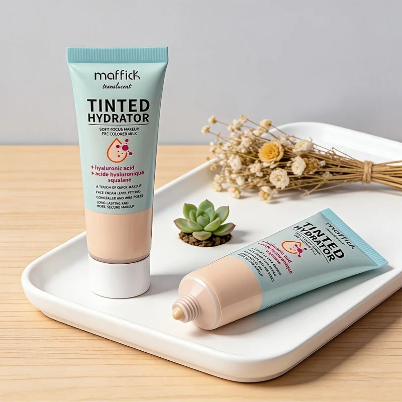 Tinted Primer Smooth Skin Blur Pores Fine Lines Waterproof Sweatproof Lightweight Natural Makeup Look