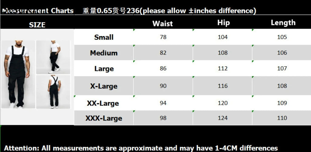 2026 Men's Ripped Denim Overalls Fashion Full Length Suspender Pants Man Jeans High Street Jumpsuit Distressed Casual Trousers