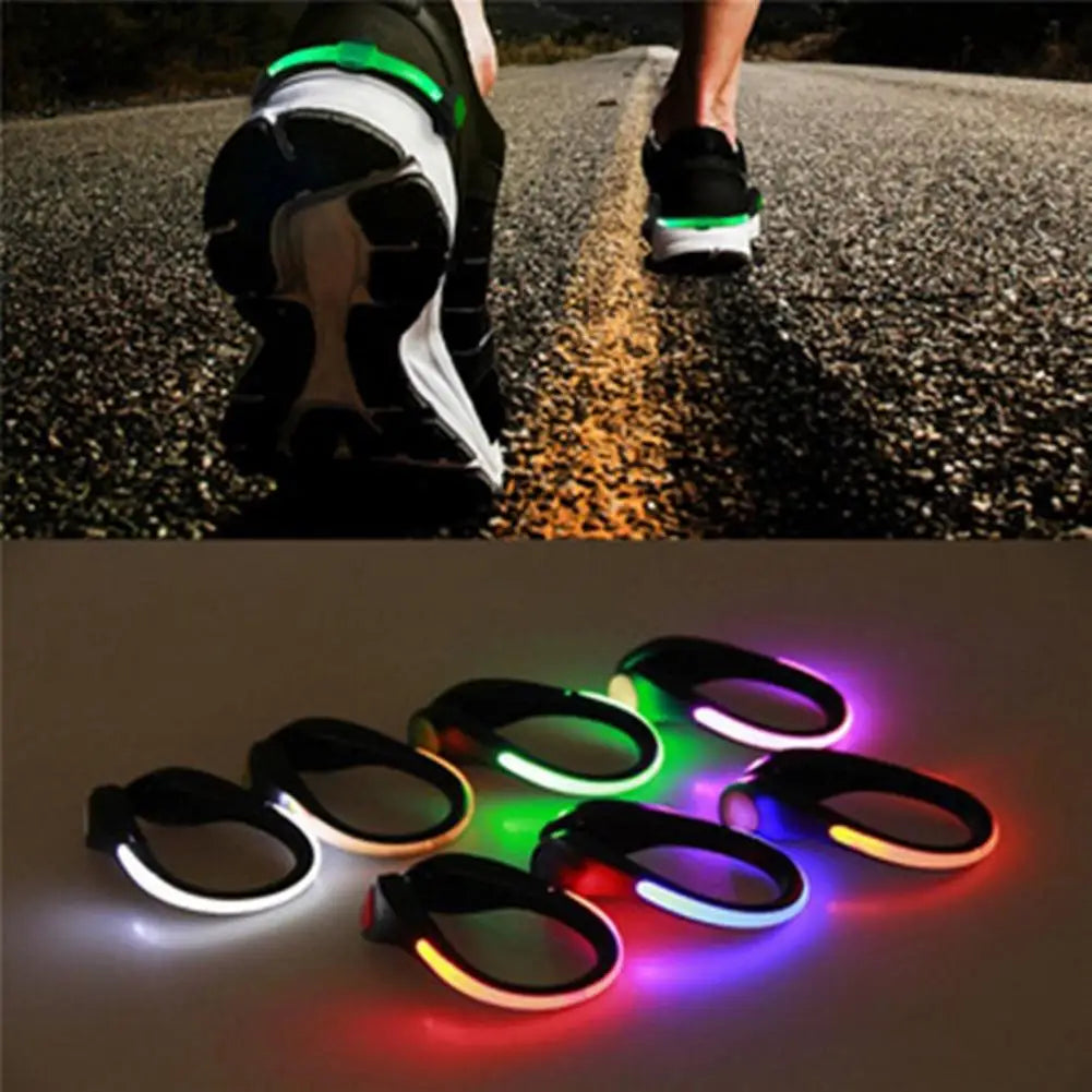 Shoe Clip Lamp Multiple Lighting Modes LED Shoes Light Simple Installation Sports Shoe Light  Night Running Shoe Safety Light