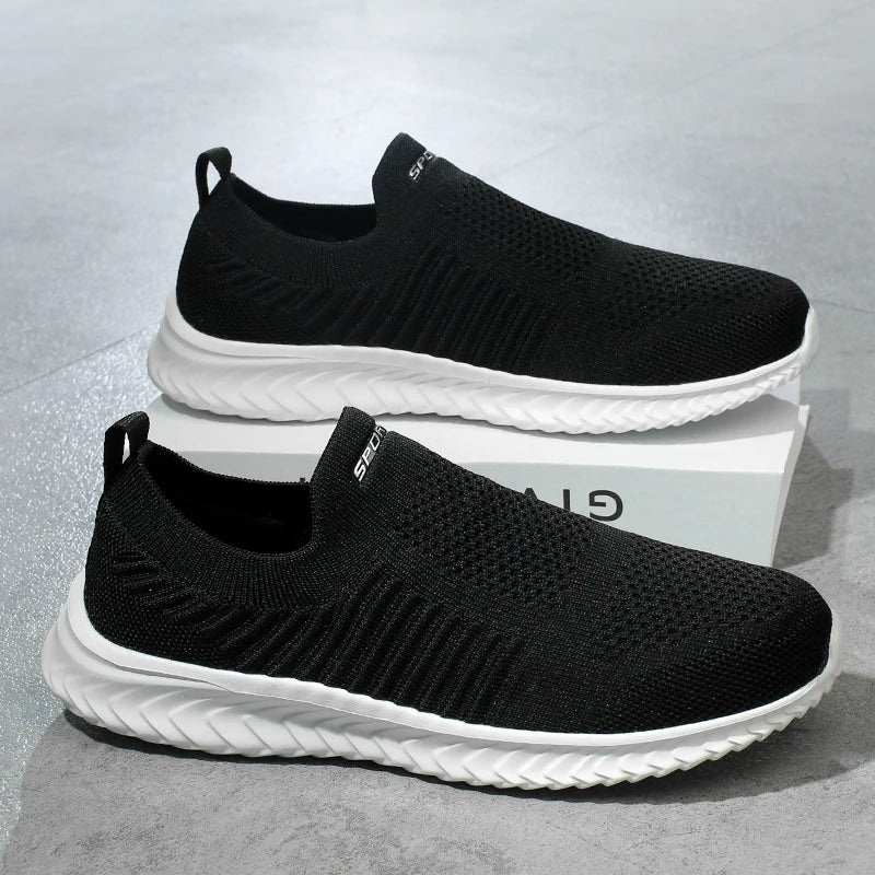 Men Vulcanize Shoes Mesh Men Shoes Lightweight Comfortable Men's Sneakers 2025 Autumn Fashion Slip on Flats Shoes Male Loafers