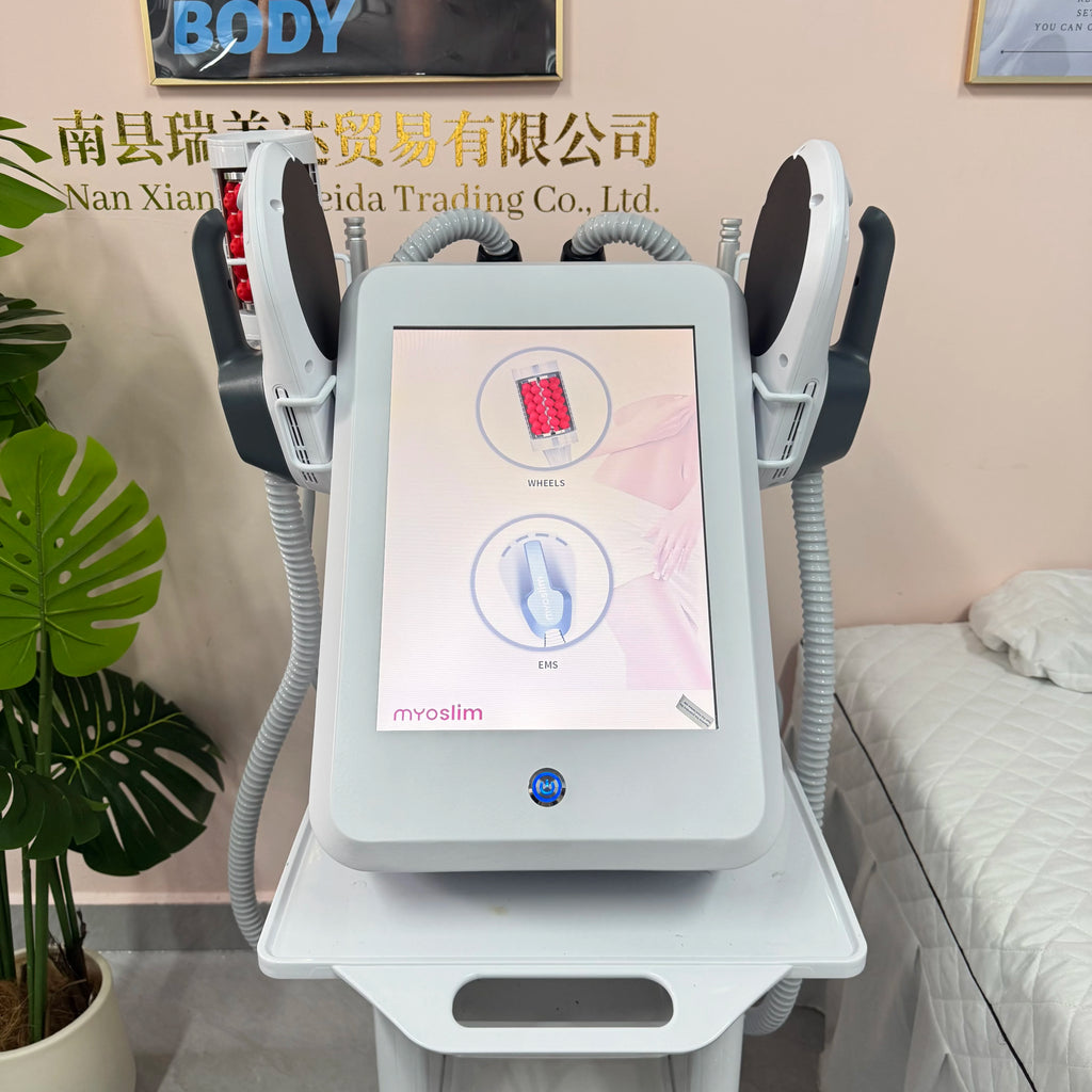 EMS RF 6500W 2 in 1 Body Sculpting Machine Electromagnetic Roller Massage Slimming Contouring Muscle Toning Salon Spa Home Use