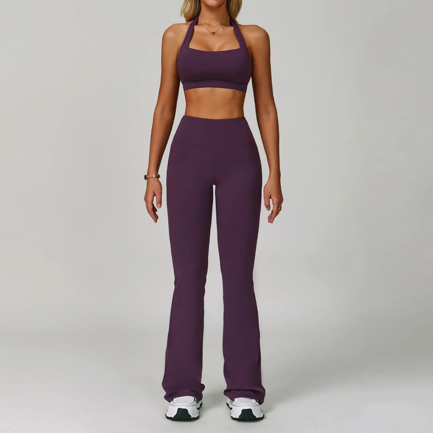 Women's Tracksuit 2 Piece Set Fitness Clothes Yoga Sets Sportswear Workout Bra High Waist Leggings Set Gym Clothing Sports Suits