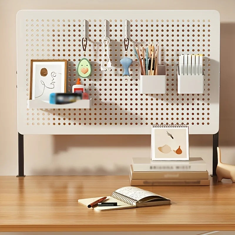 Desktop organizer, DIY pegboard combination kit, desk drawer organizer, clip-on desktop organizer with extendable height
