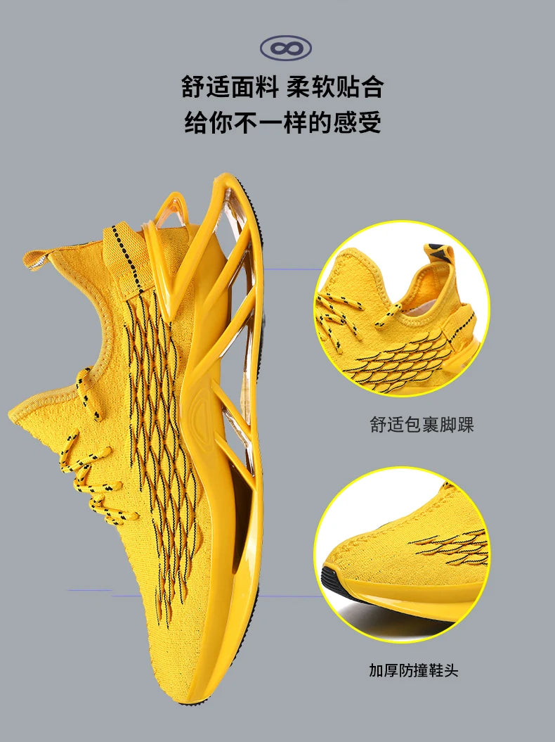 Men's Breathable Casual Sneakers Luxury Fashion Running Trainer Unisex Comfortable Wear Tenis Race Shoes