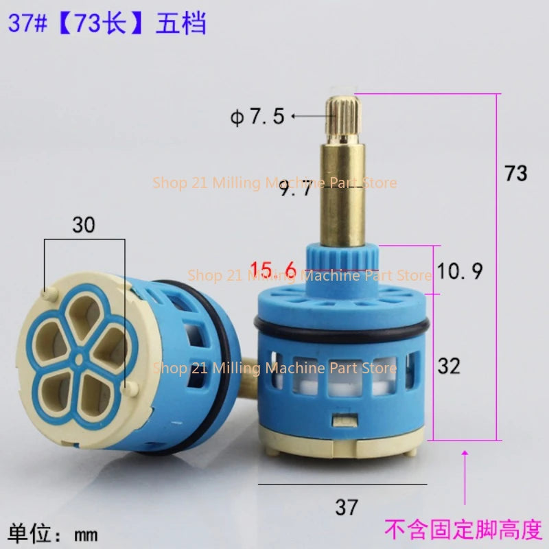 Wall Mounted Concealed Shower Faucet Diverter Valve Shower Faucet Cartridge 5-hole Water Separator Valve Core
