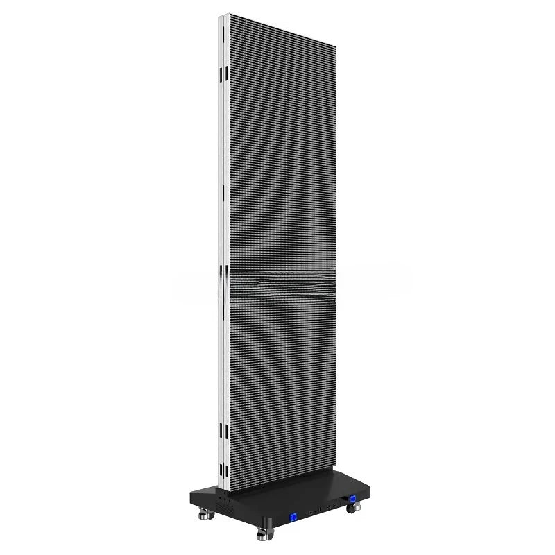 P1.25 P2.5 Outdoor Digital LED Display Screen Trifold LED Poster Screen for Elevator Use Wayfinding Education