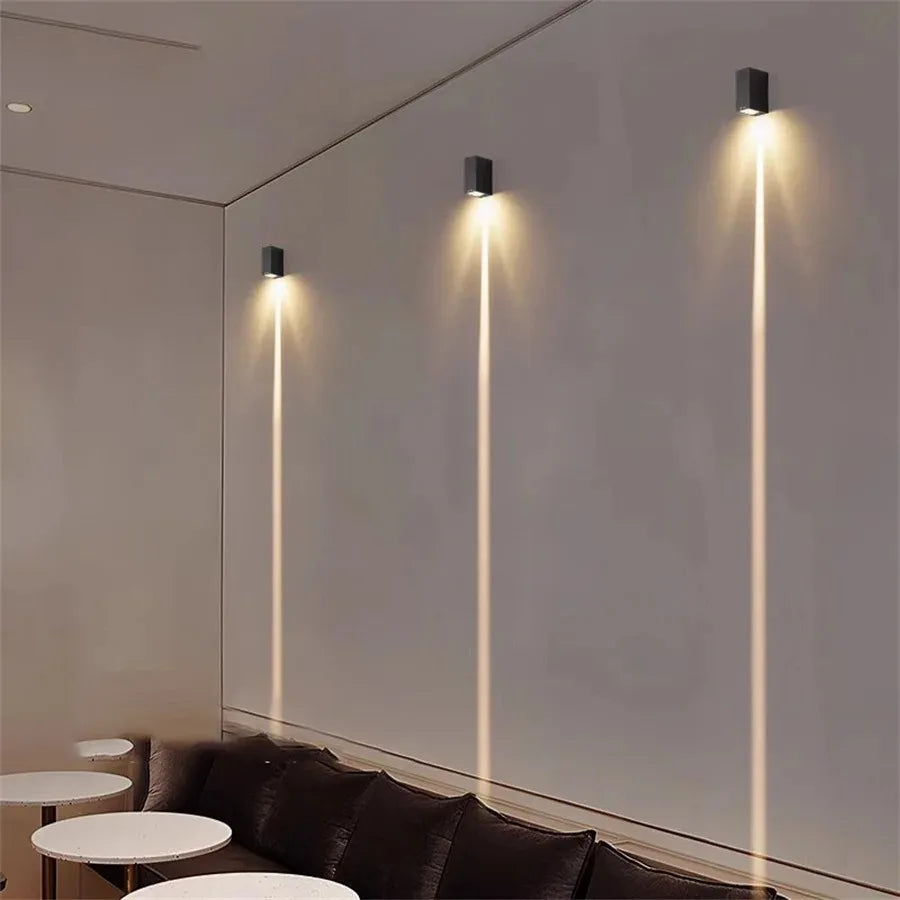 LED Indoor Outdoor Wall Lamps Villa Courtyard Pillar Spotlight Stair Lighting Boundary Home Illumination