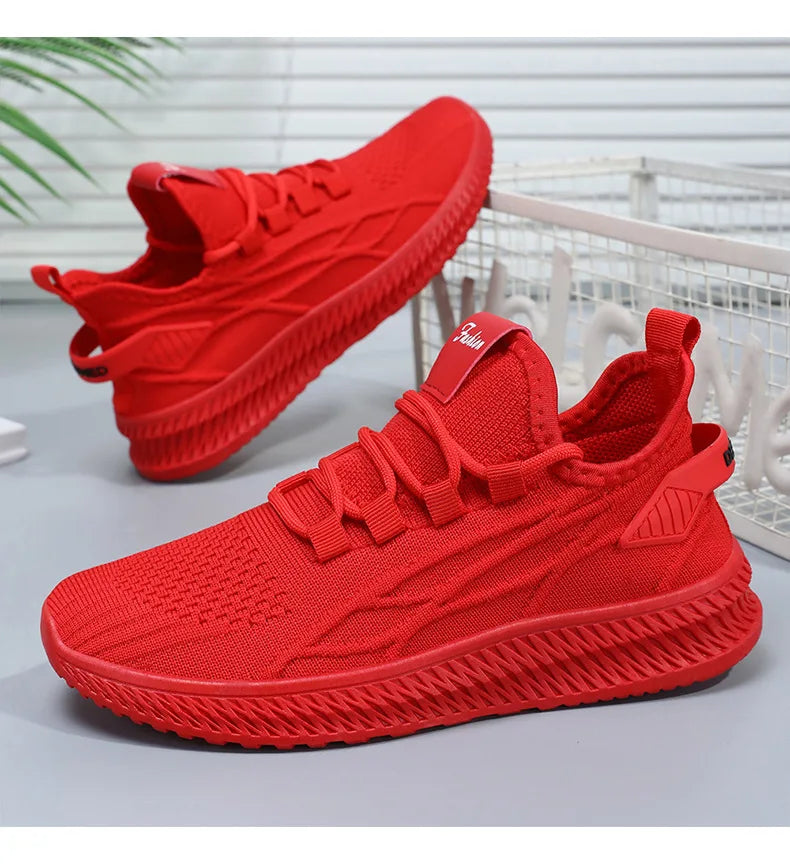 Yellow Sneakers For Women Shoes Slip On Flying Breathable Mesh Sneakers Woman Spring New Lightweight Tennis Ladies Casual Shoes