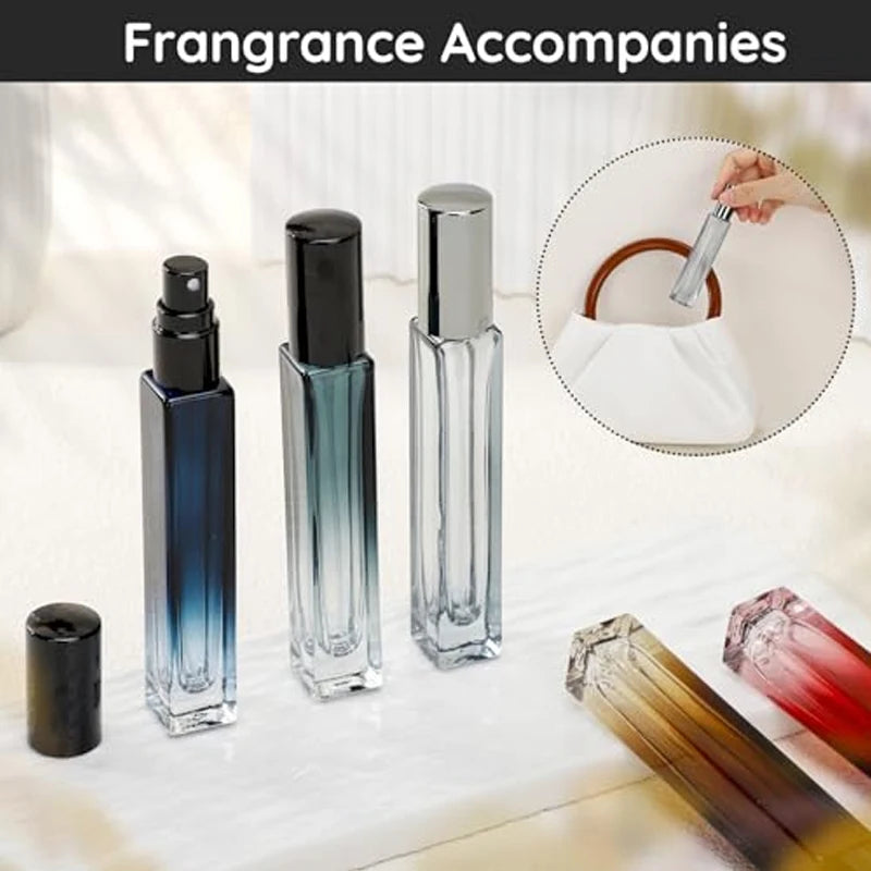 15ML Perfume Spray Bottle Empty Glass Atomizer Travel Cosmetic Bottle Sample Vials Refillable Drop Shipping Skin Care