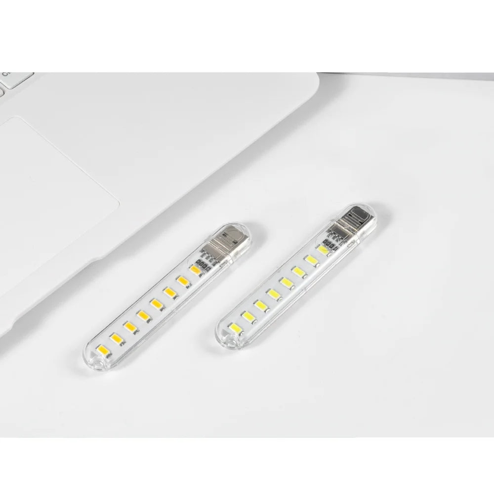 2 Mini Portable USB 5V Led Night Lights, Reading Camping Lights, Notebook Gadgets, Study Lights