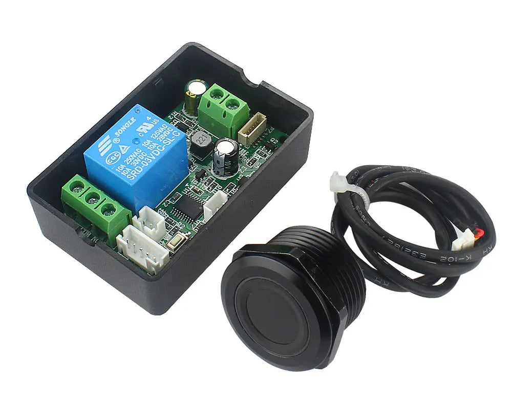 Fingerprint access control relay module DC7v-30v door lock controller Switch fingerprint  induction electric lock control board