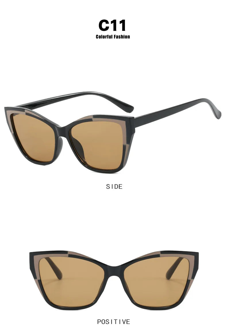 Vintage Brand Designer Cat Eye Glasses Blue Light Blocking Glasses Women Spectacle Computer Eye Protection Glass Unisex Lentes