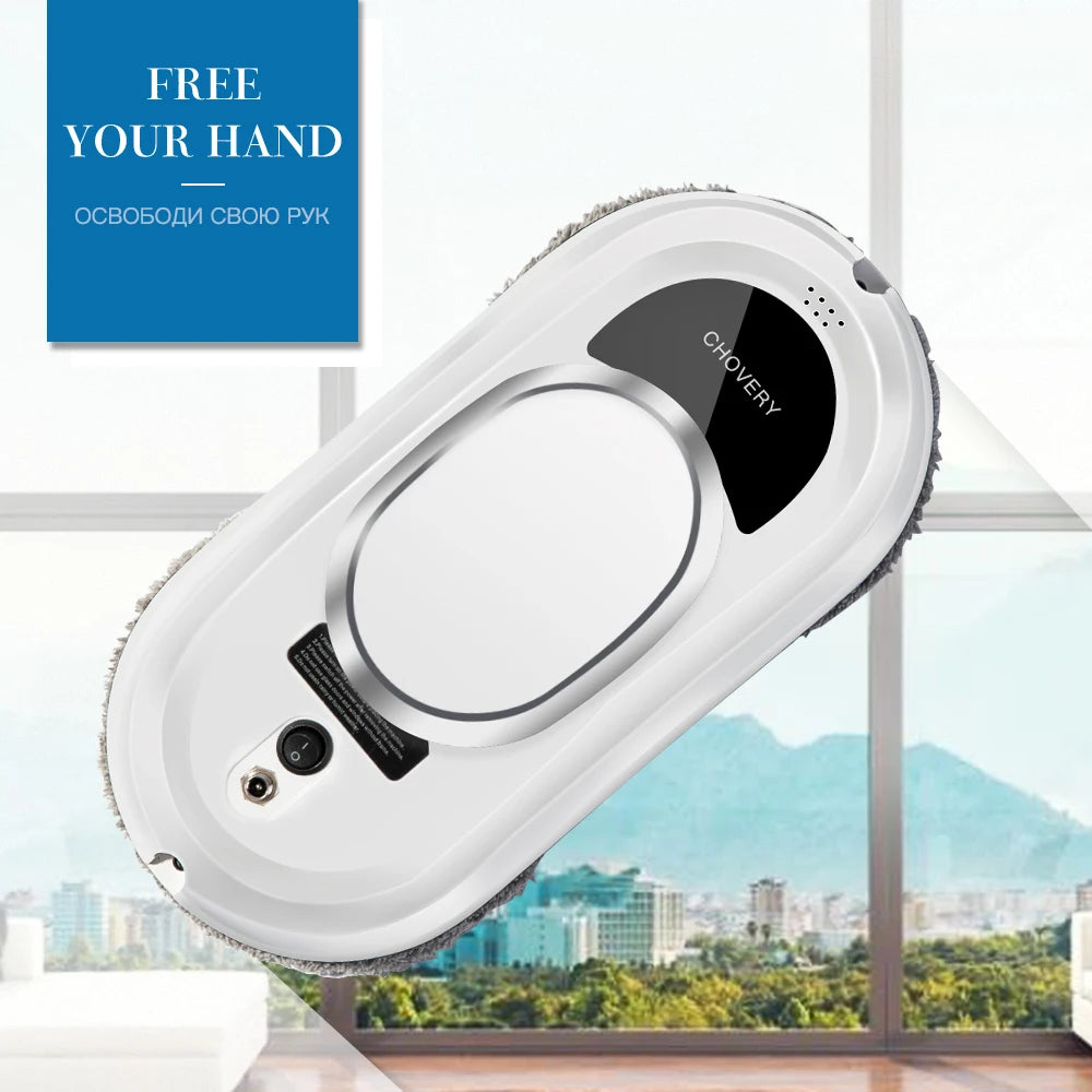 CHOVERY Robot Vacuum Cleaner Window Cleaning Robot Window Cleaner Electric Glass Limpiacristales Remote Control