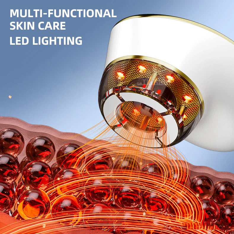 Variable Frequency Colored Light Micro-Current Introduction Massage Device for Relaxation And Skin Care