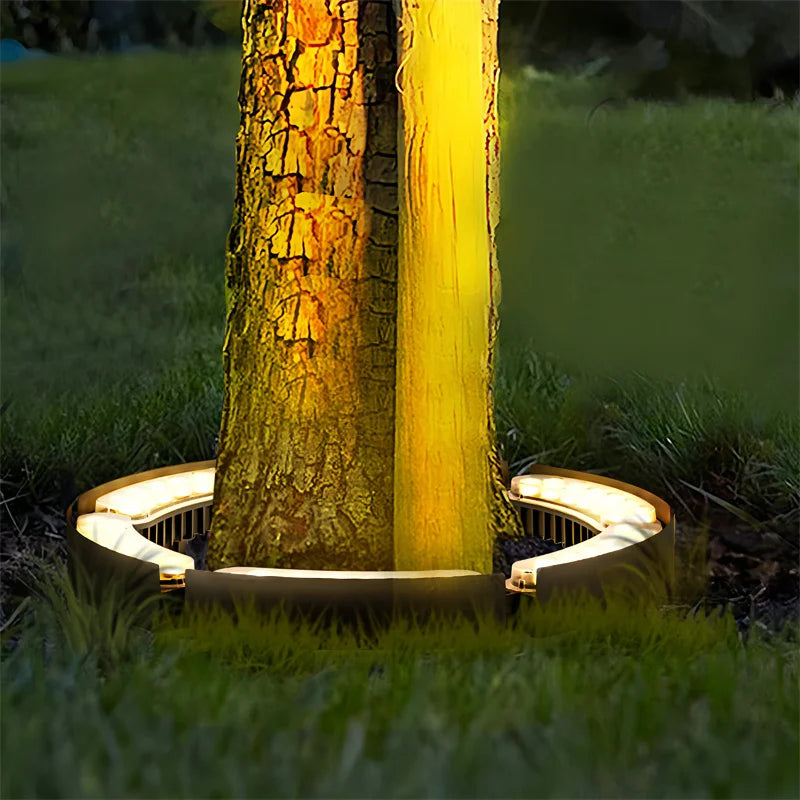 12w 1pcs LED Outdoor Colorful Waterproof Tree-hugging Lamp Shooting Landscape Lighting Tree AC220v Park Light for Columns Yard