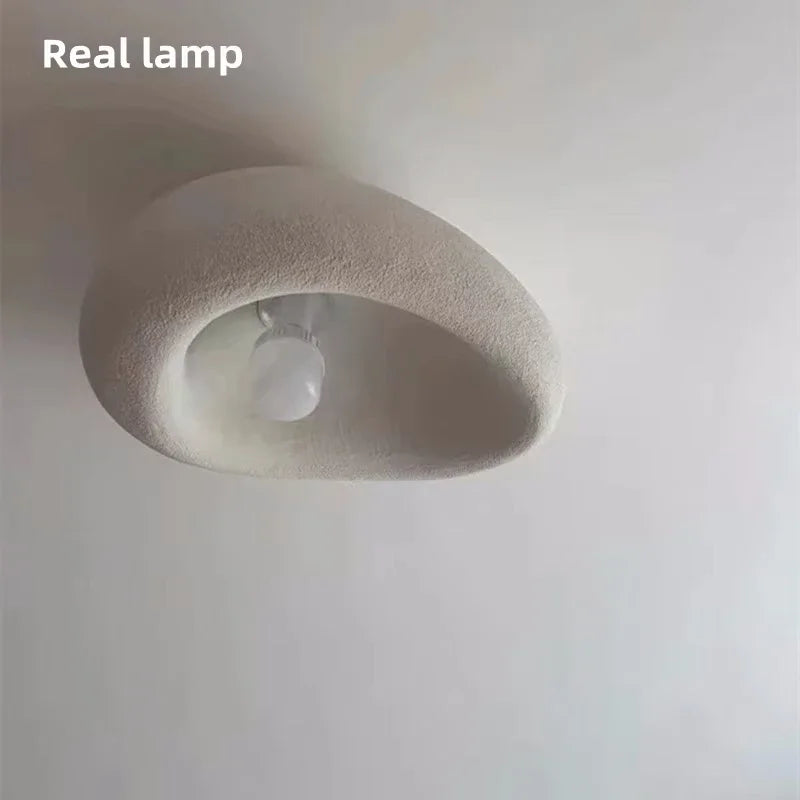 Japanese Resin Ceiling Lamp With E27 Light Bulb Led DownLight for Bedroom Living Dining Room
