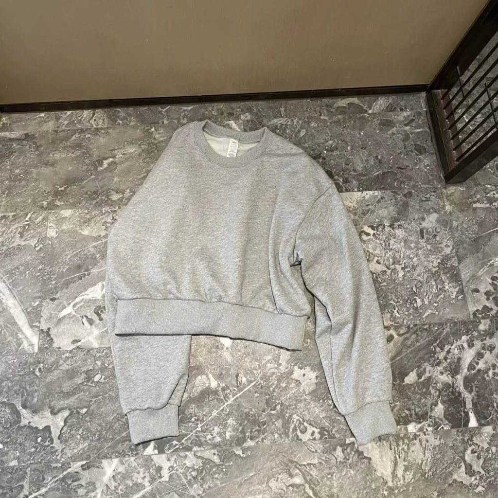 Hlo Yoga unisex cotton sweatshirts sweatpants loose hoodie Pull Rope sweatshirts jogging loose and comfortable se
