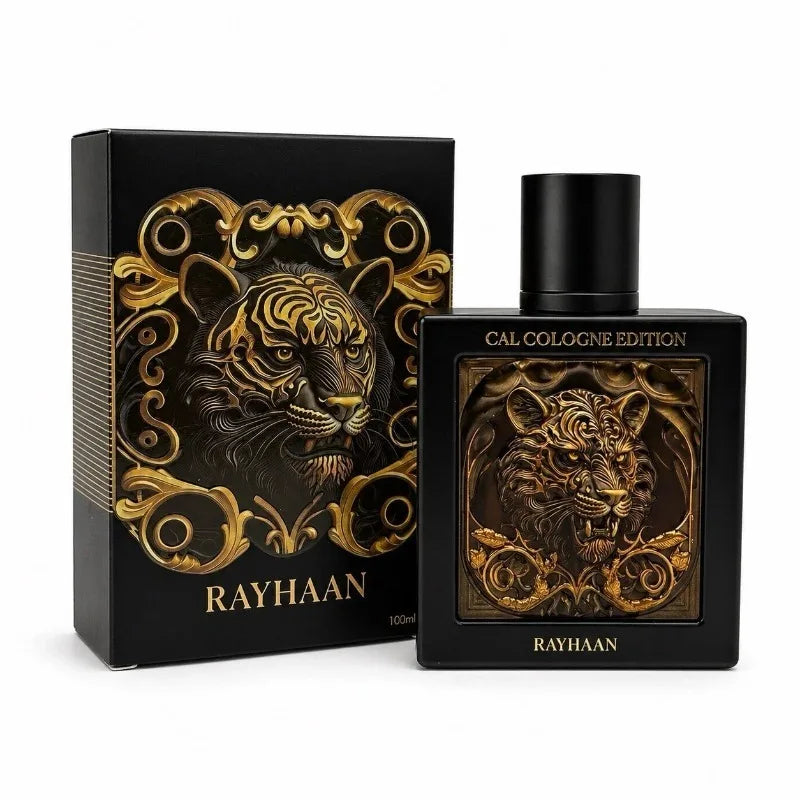 RAYHAAN 100ML Arabic Unisex Perfume Eau De Parfum Long Lasting Luxury Woody Warm Elegant Smooth Rich Deep Premium Fragrance