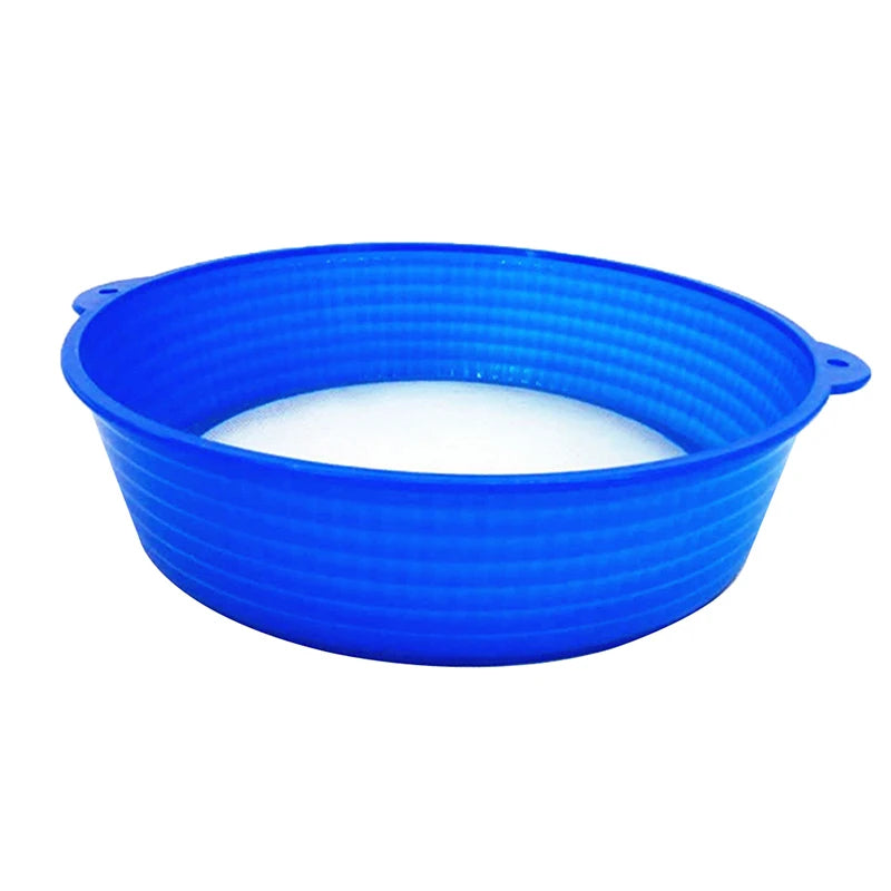 Kitchen Gadgets New Handheld 19cm Round Shape Plastic Flour Sifter Strainer