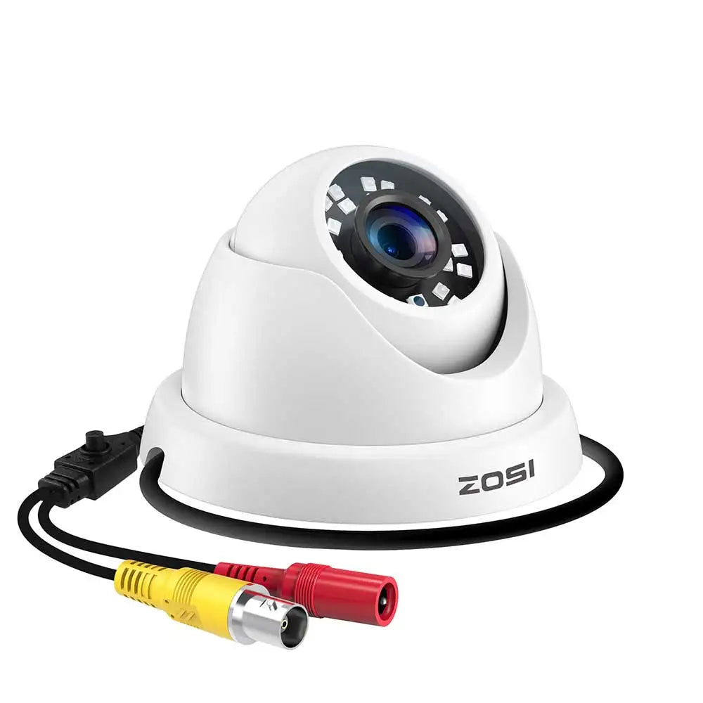 ZOSI 2MP CCTV Security Camera 1080P HD 4-in-1 AHD TVI CVI CVBS Weatherproof Home Dome Video Surveillance Camera for DVR System