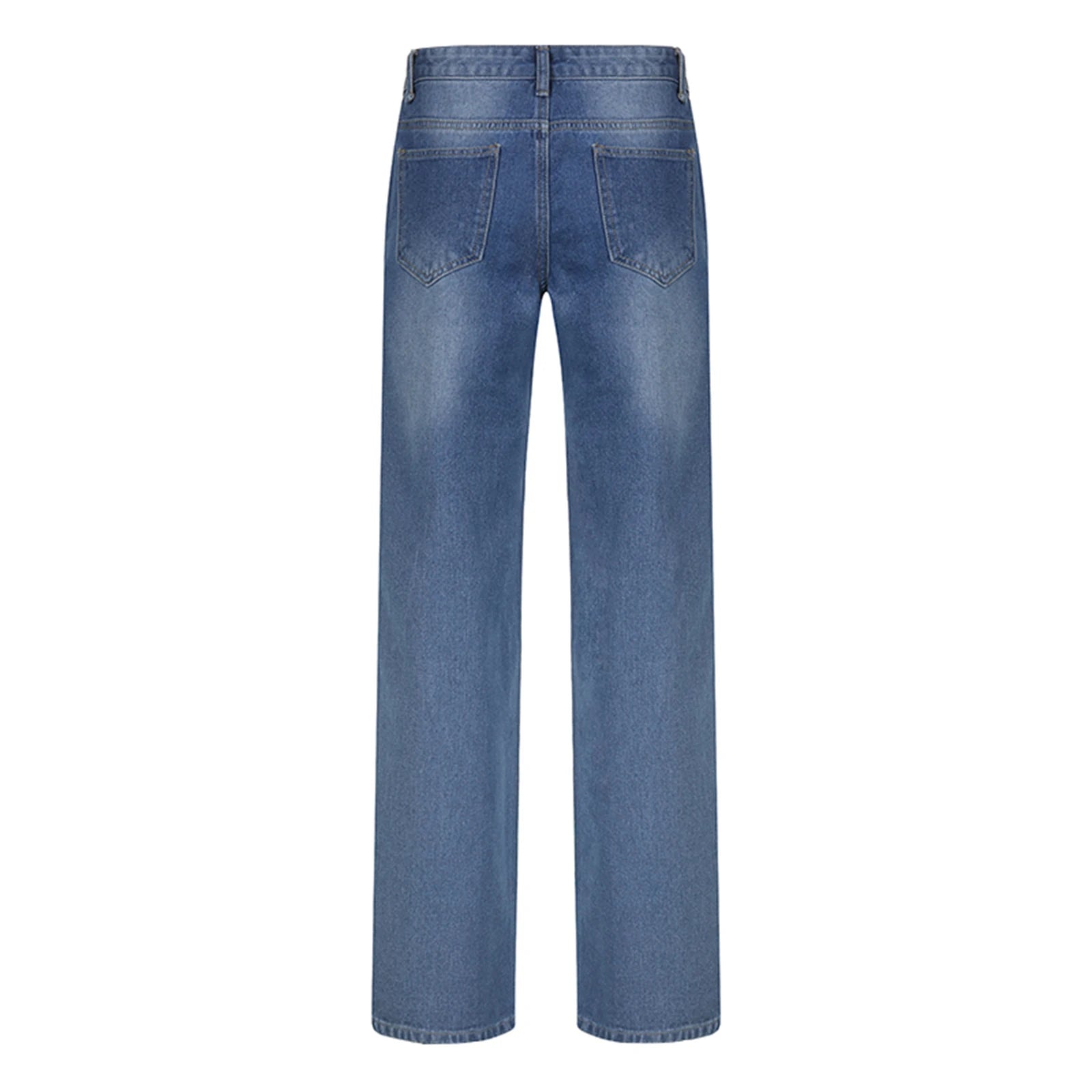 New Women Loose Jeans High Waist Baggy Denim Pants Wide Leg Straight Trousers Vintage Street Wear