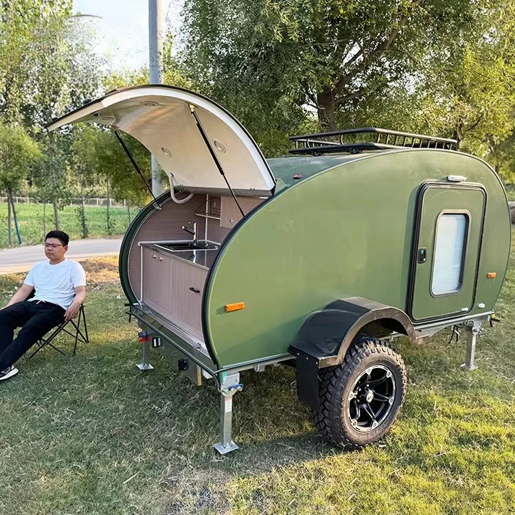 Camp Trailer off Road caravan Car Campers and Rvs Camping Travel Trailer