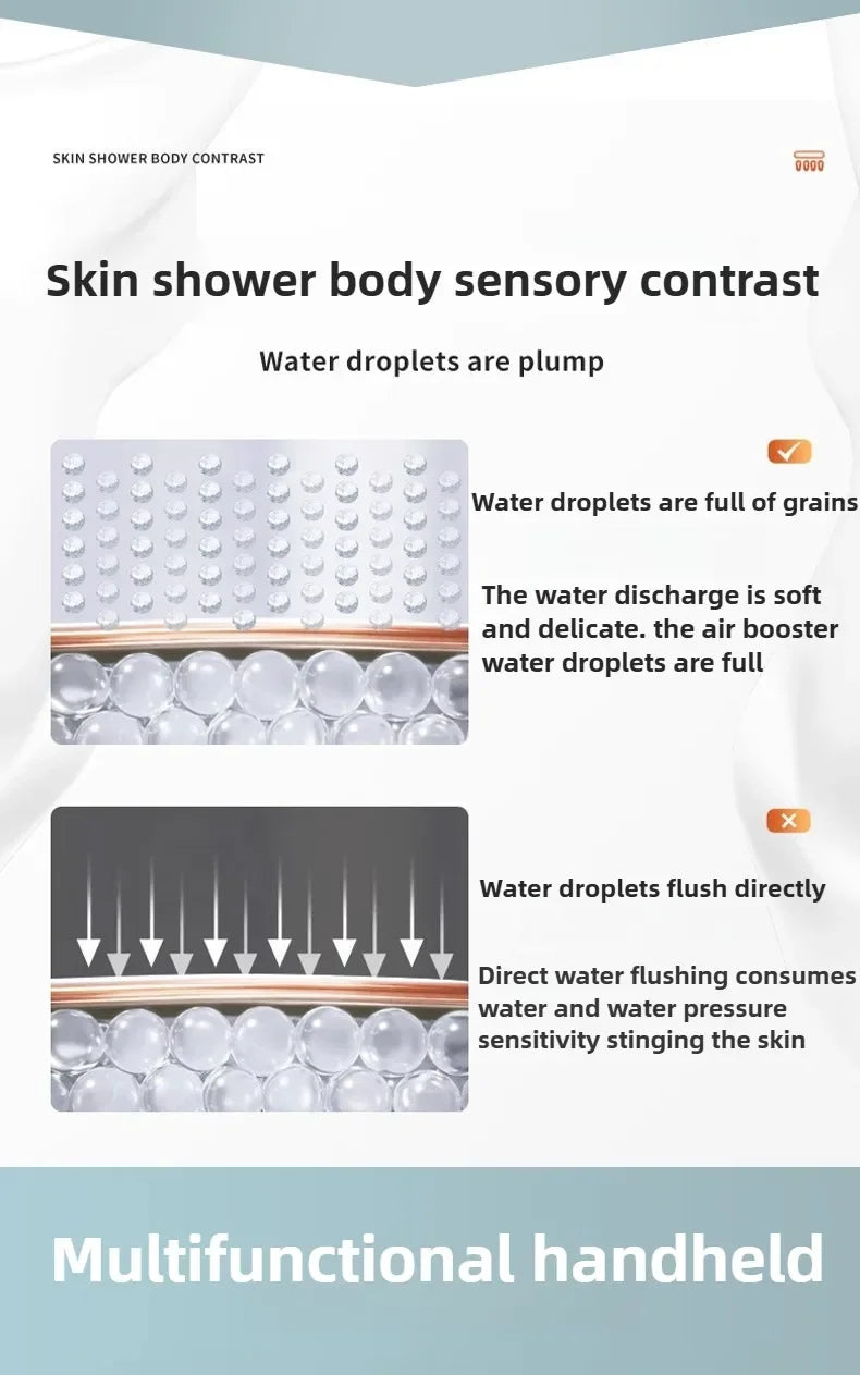 5 Modes Shower Head High Pressure Showerhead Portable Filter Rainfall Faucet Tap Bathroom Bath Home Bathroom Accessories