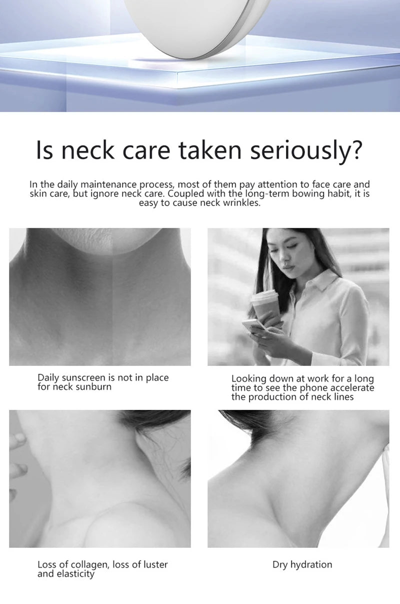 Face Lift 7 Colors Neck Beauty Neck Device Slim Massager Facial Lifting Tightening Face Wrinkle Remover Face Care Beauty Machine