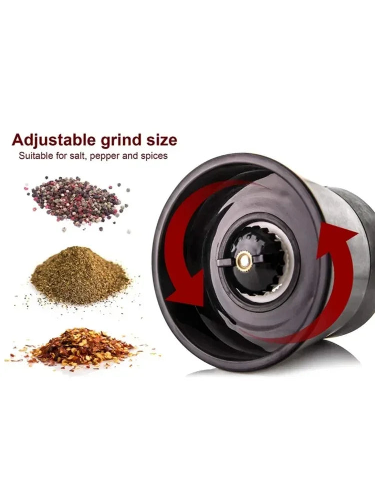 180/200ML Pepper Grinder Stainless Steel Glass Spice Bottle Salt Pepper Mill Manual Spice Grinder Mill Household Kitchen Gadgets