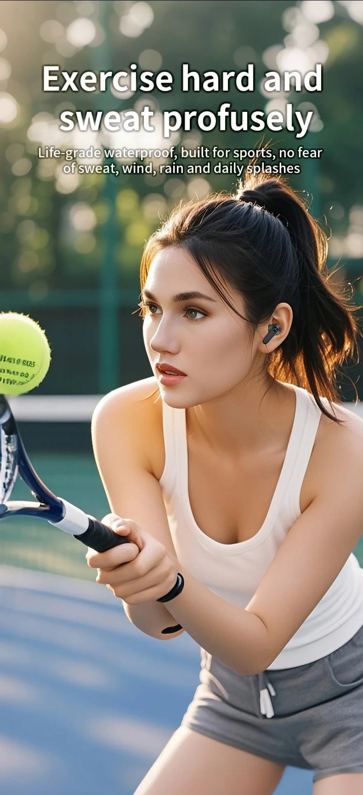 Smart Touch Control Translation Headphones Language Translator Bluetooth Wireless Earphone Noise Cancelling Music Sports Earbuds