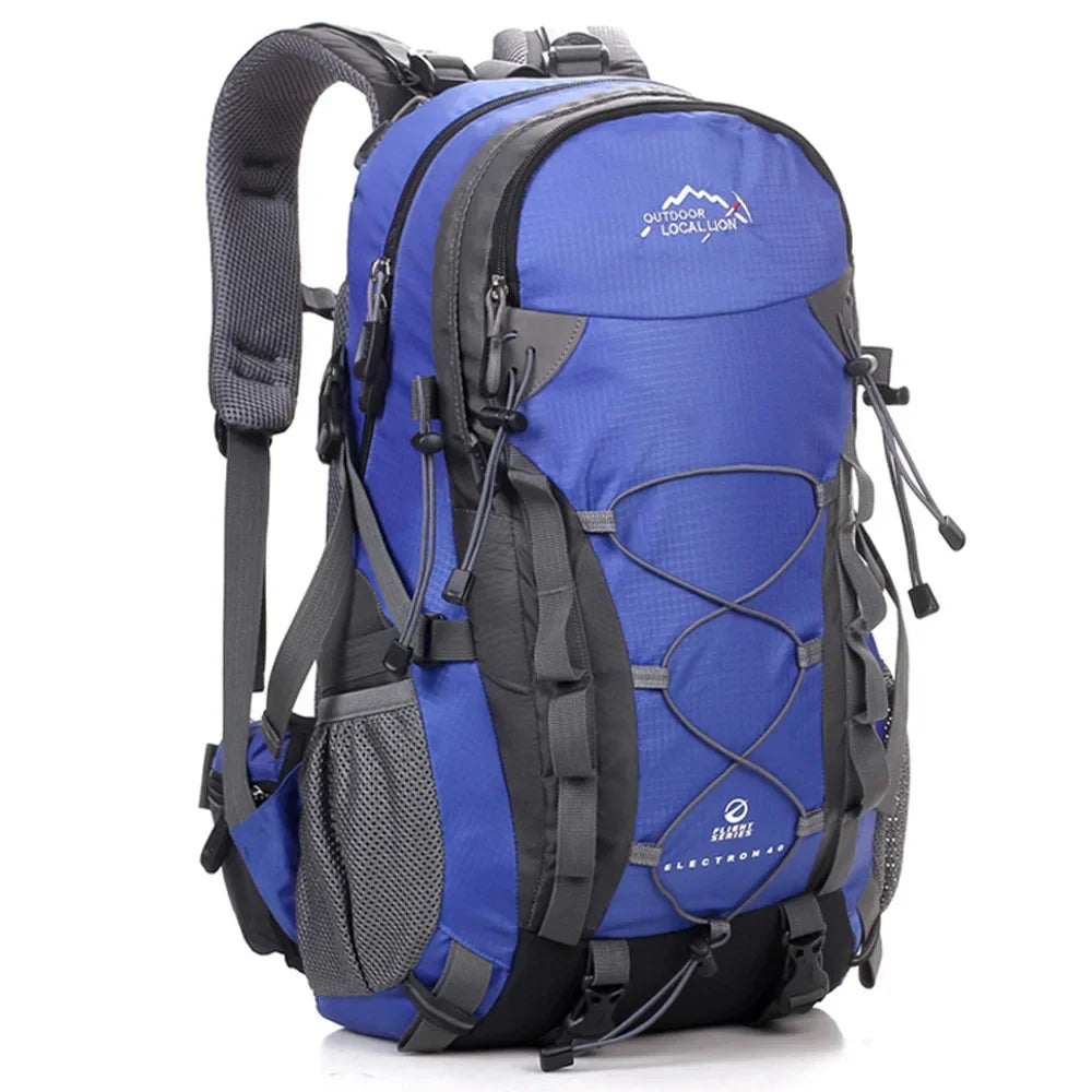 40L Outdoor Climbing Mountaineering Backpack Waterproof Functional Men Women Sports Bag Hiking Traveling Bag