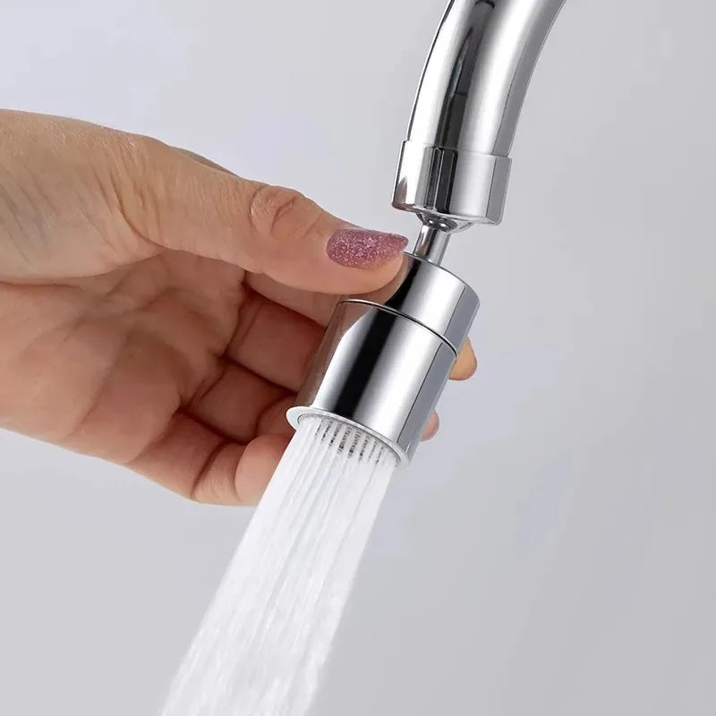 New 2 Mode Kitchen Faucet Spray Head Filter Adjustable 360° Rotary Splashback Tap Nozzle Bubbler Kitchen Sink Faucet Aerator