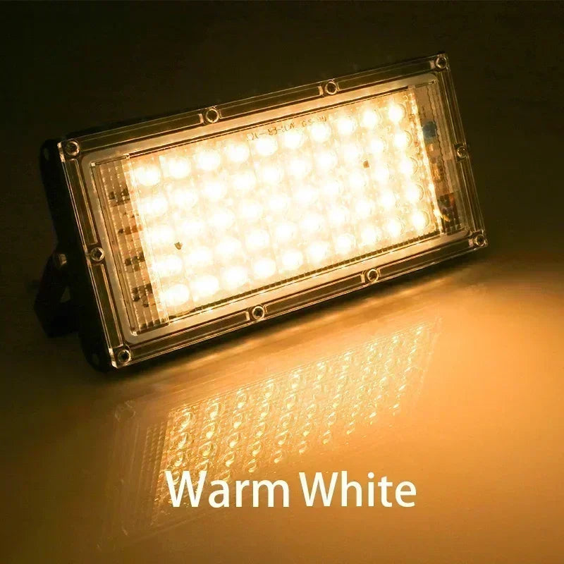 LED Flood Light 50W 100W Outdoor Lighting AC 110V 220V Floodlight IP65 Reflector Projecteur Led Exterieur Focus Spotlight
