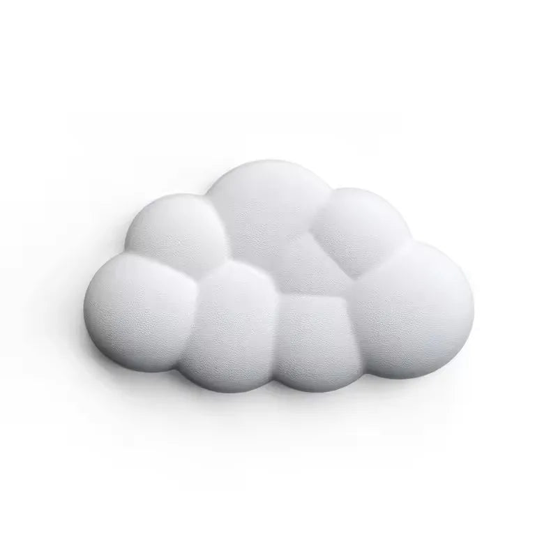 Cloud Shape Wrist Rest Pad Soft PU Material Memory Foam Anti-Slip Desktop Office Gamer Mouse Wrist Rest Pad