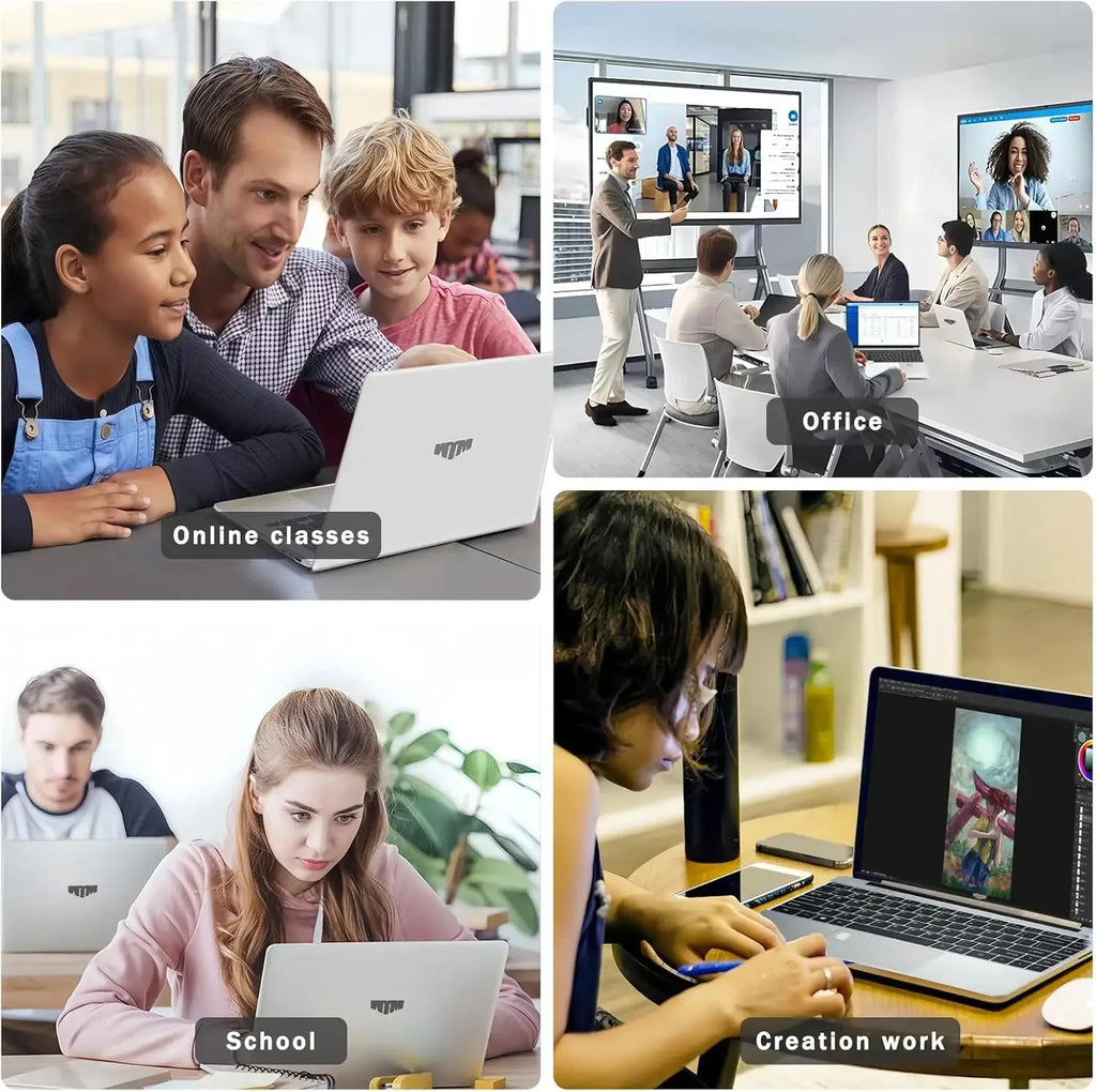 18.5' Laptop Intel Core I5 16GB 2TB 10000mAh Backlit Keyboard Fingerprint Unlock Windows 11 Gamer Office Notebook 1920x1080 PC