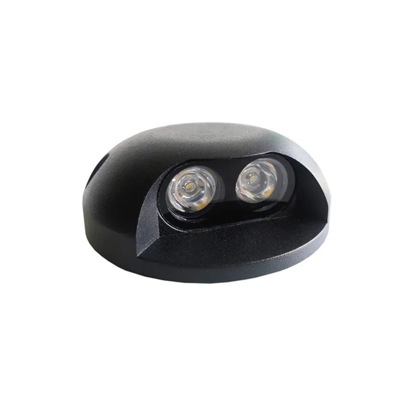2W LED Underground Light Outdoor Ground Surface Mounted Floor Step Lamp Landscape Spot Light