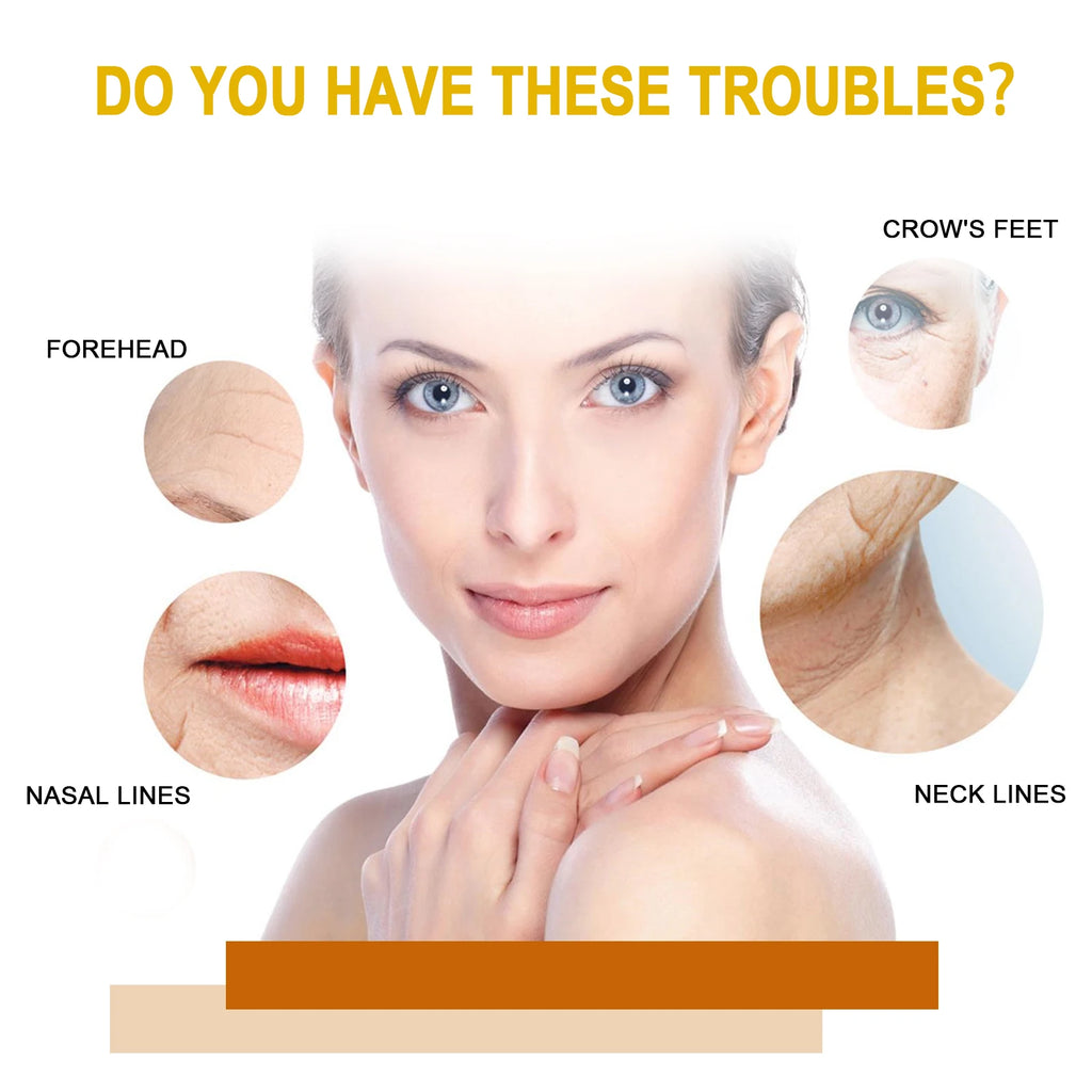 Collagen Improve Wrinkle Face Serum Firming Moisturizing Fade Fine Lines Dark Spots Brightening Nourishing Skin Care Essences