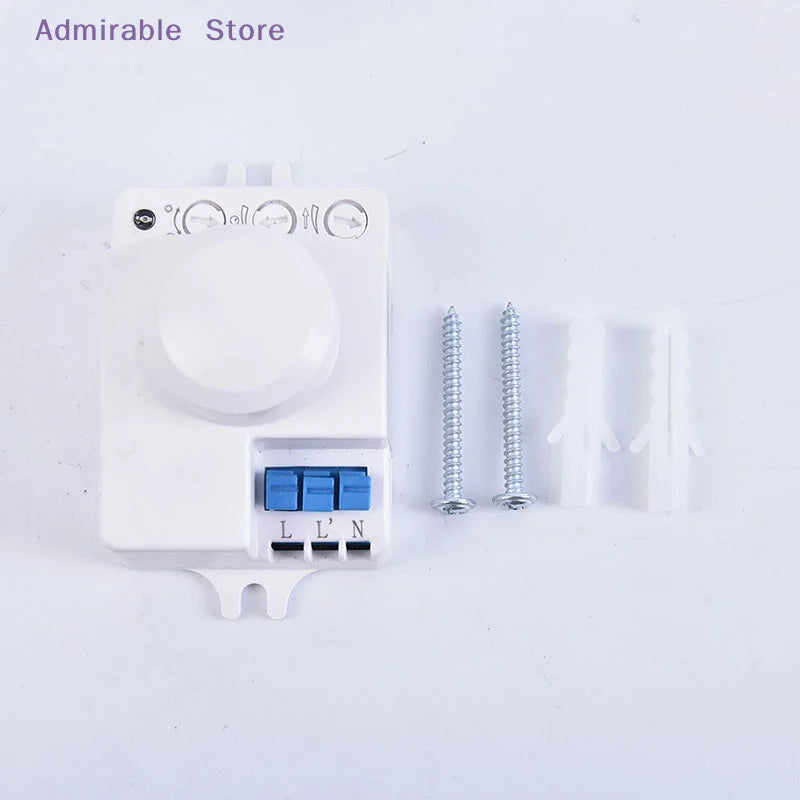 [W]Microwave Sensor Switch 5.8ghz HF 220V LED 360 Degree Radar Motion Body Sensor