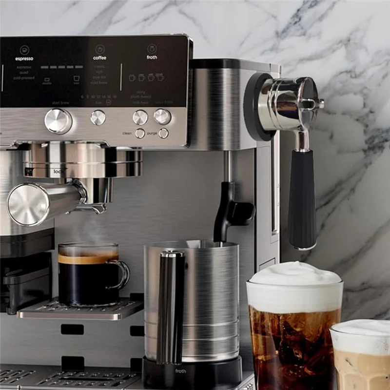 A50Q-Coffee Handle Storage Rack For NINJA ES601 ES655 ES701 Coffee Machine- Wall Mounted Storage Holder No-Punch Design