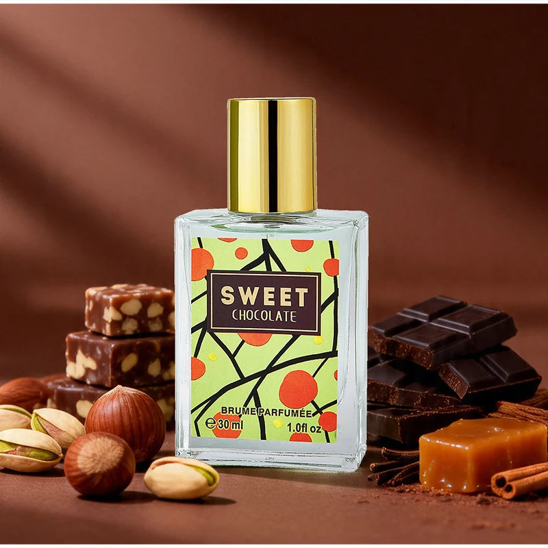 Chocolate-shaped Gourmet Perfume 30ml Sweet Caramel Marshmallow Vanilla Eau De Toilette Long-lasting Fragrance женские духи