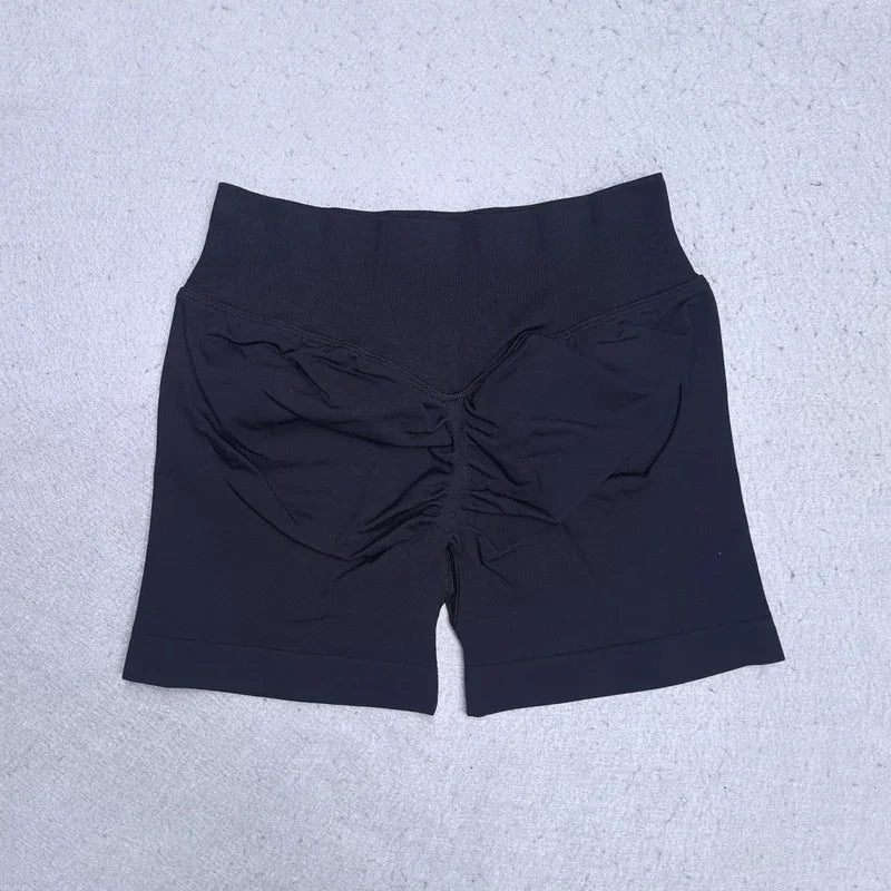 2 Piece Yoga Set Women Outfit Longline Short Sleeve Gym Top Shirt High Waist Workout Shorts Sports Suit Fitness Clothes Gym Set