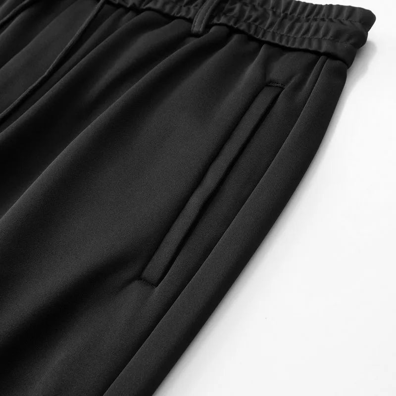 Winter Pants Men Straight Trousers Thicken Warm Oversize 6XL 7XL 8XL 10XL Plus Size Loose Fleece Formal Sweatpants Autumn Plush