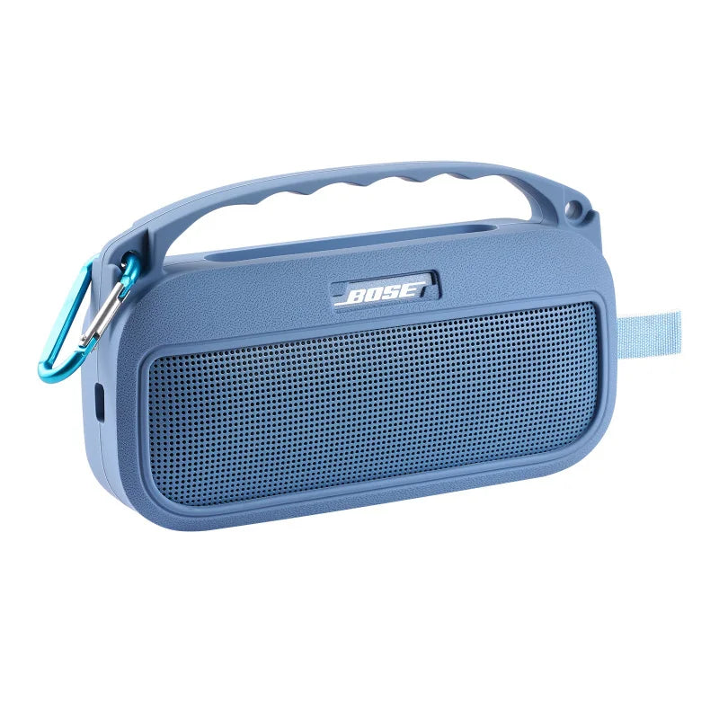 ZOPRORE Silicone Cover Case for Bose SoundLink Flex (2nd Gen) Speaker, Travel Protective Cover with Shoulder Strap and Carabiner