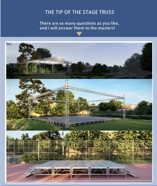 Factory Price Aluminum Mobile Global Lighting Booth Display Portable Trusses for Events