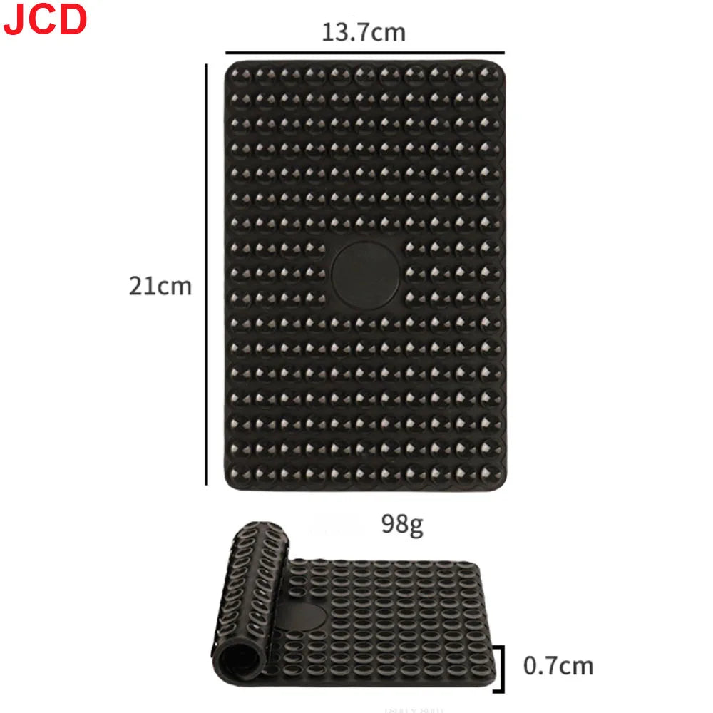 1pc Silicone Suction Pad Double Sided For Tablet PC Fixture Suction Cup Backed Adhesive Silicone Rubber Sucker Pad For Fixing