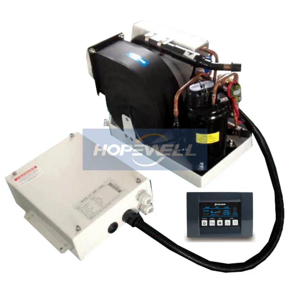 Hopewell Marine Self Contained 8000BTU 220V 60HZ OEM/ODM Water Cooled Eco-Friendly Yacht Boat Air Conditioner R410a TECUMSEH